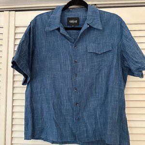 Collectif blue button down shirt